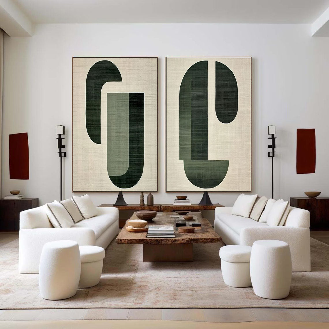 Modern Minimalist Abstract Art Geometric Wall Decor for Sophisticated Interiors #BGS 004