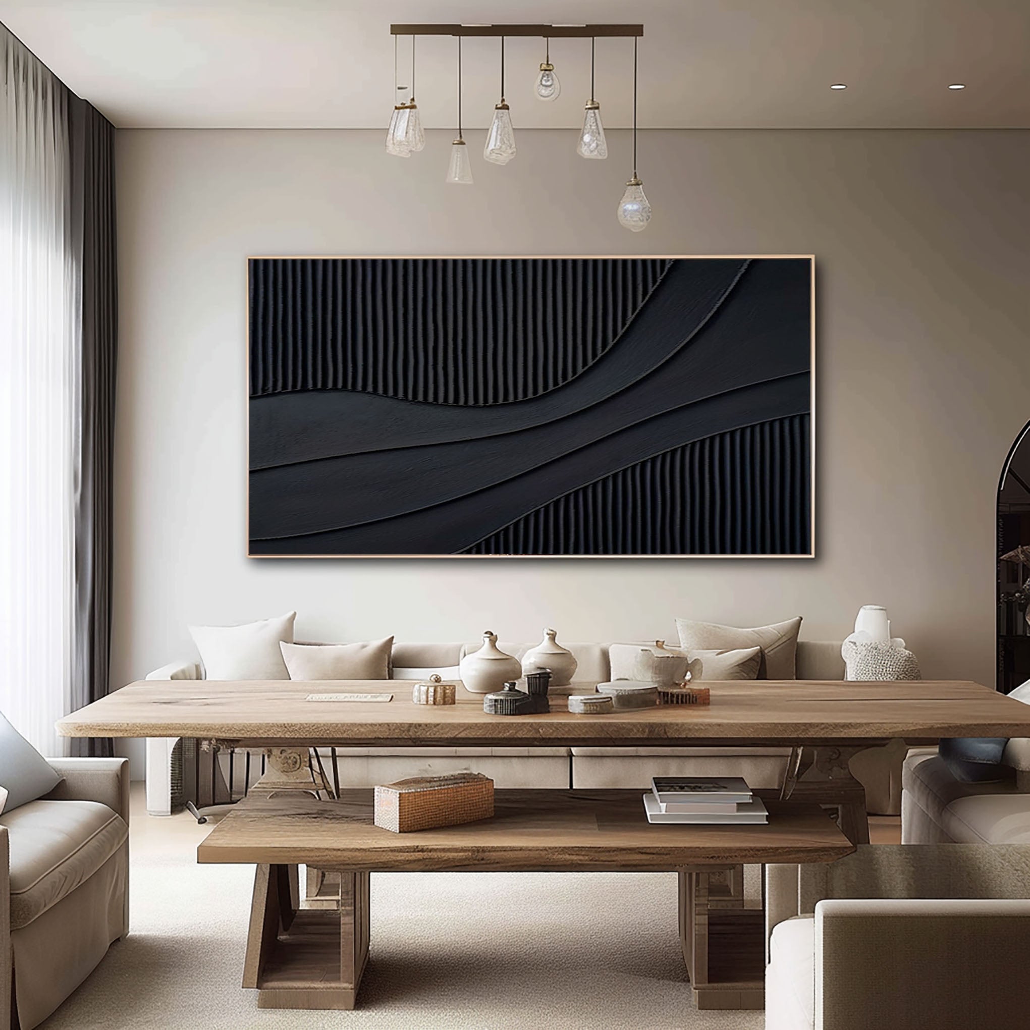 Modern Black Minimalist Art for Your Home Decor #BM 015