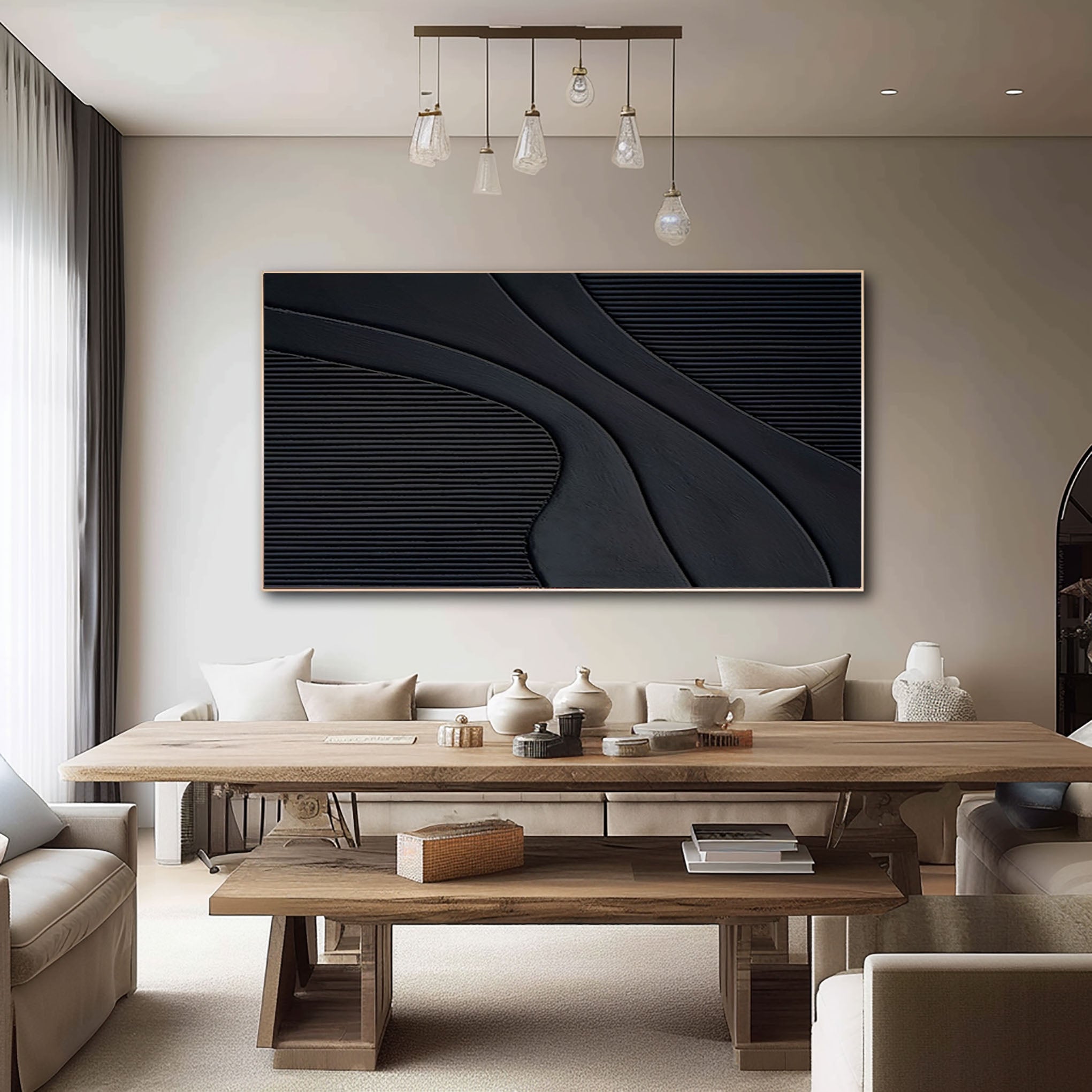 Modern Black Minimalist Art for Your Home Decor #BM 014