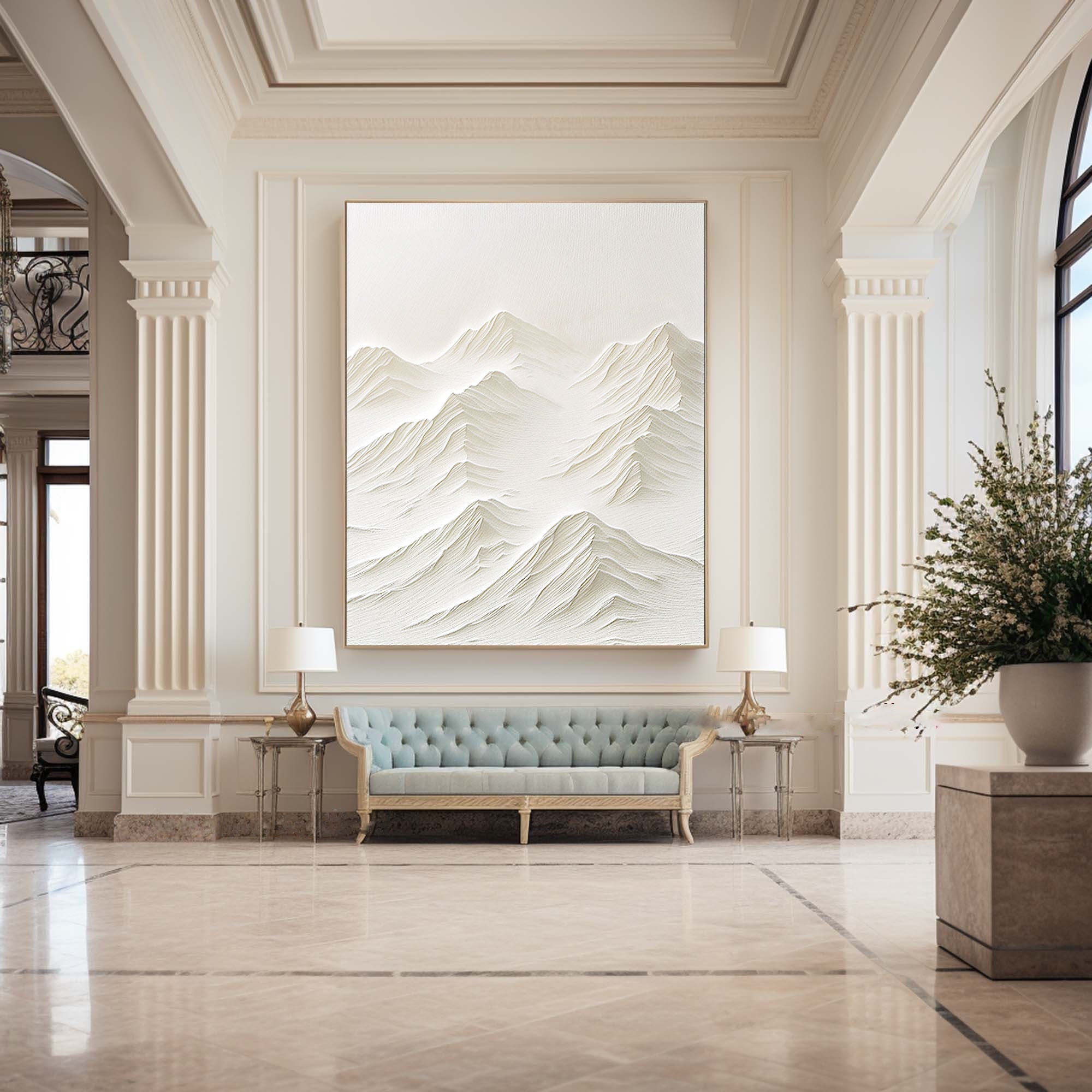 Minimalist Mountain Wall Art For Home Decor #WM 016