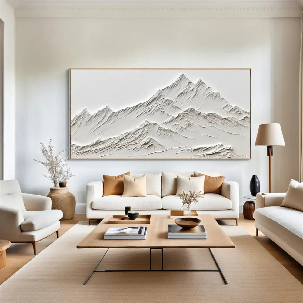 White Minimalist Painting #WM 019