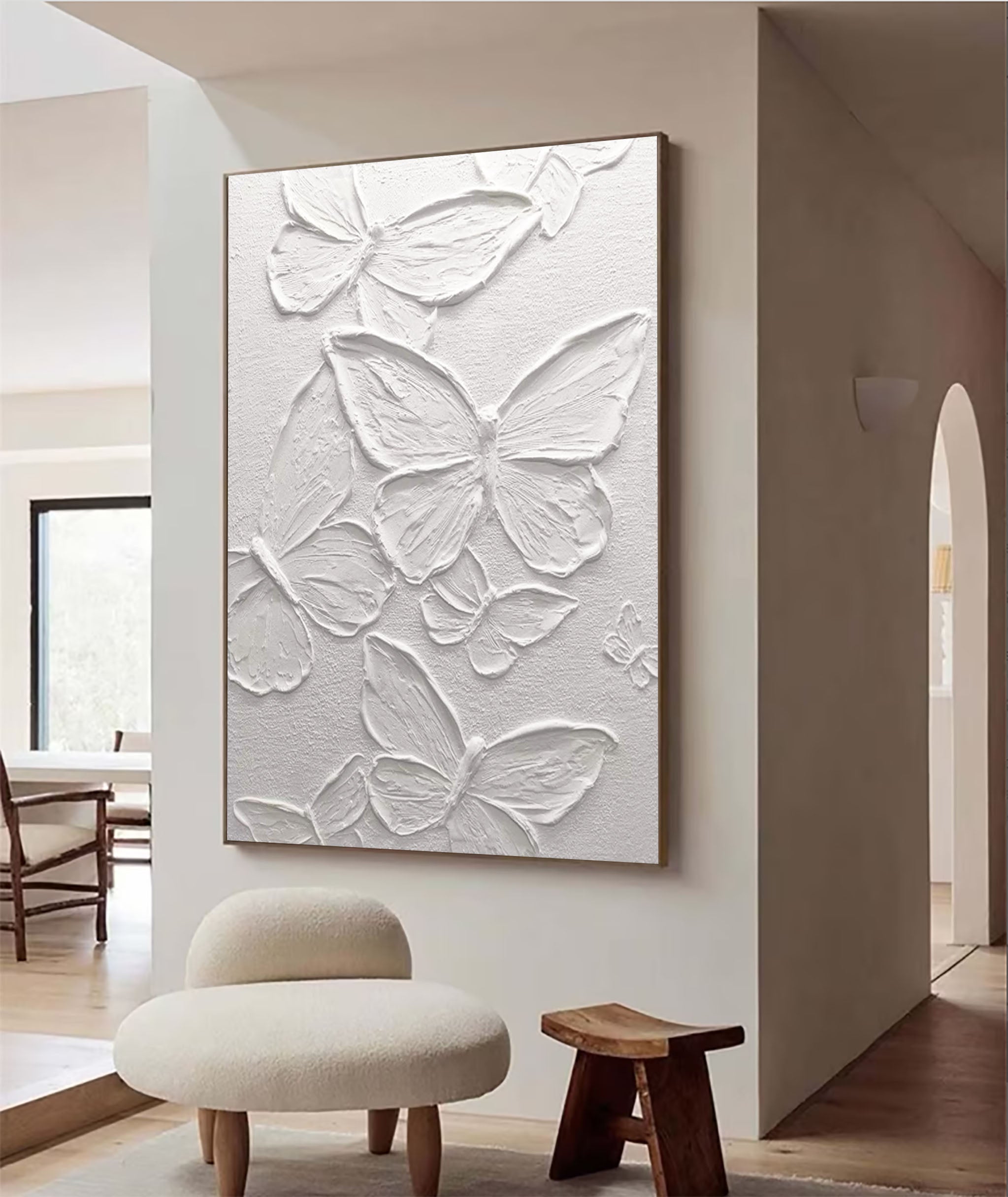 White Minimalist Painting #WM 007