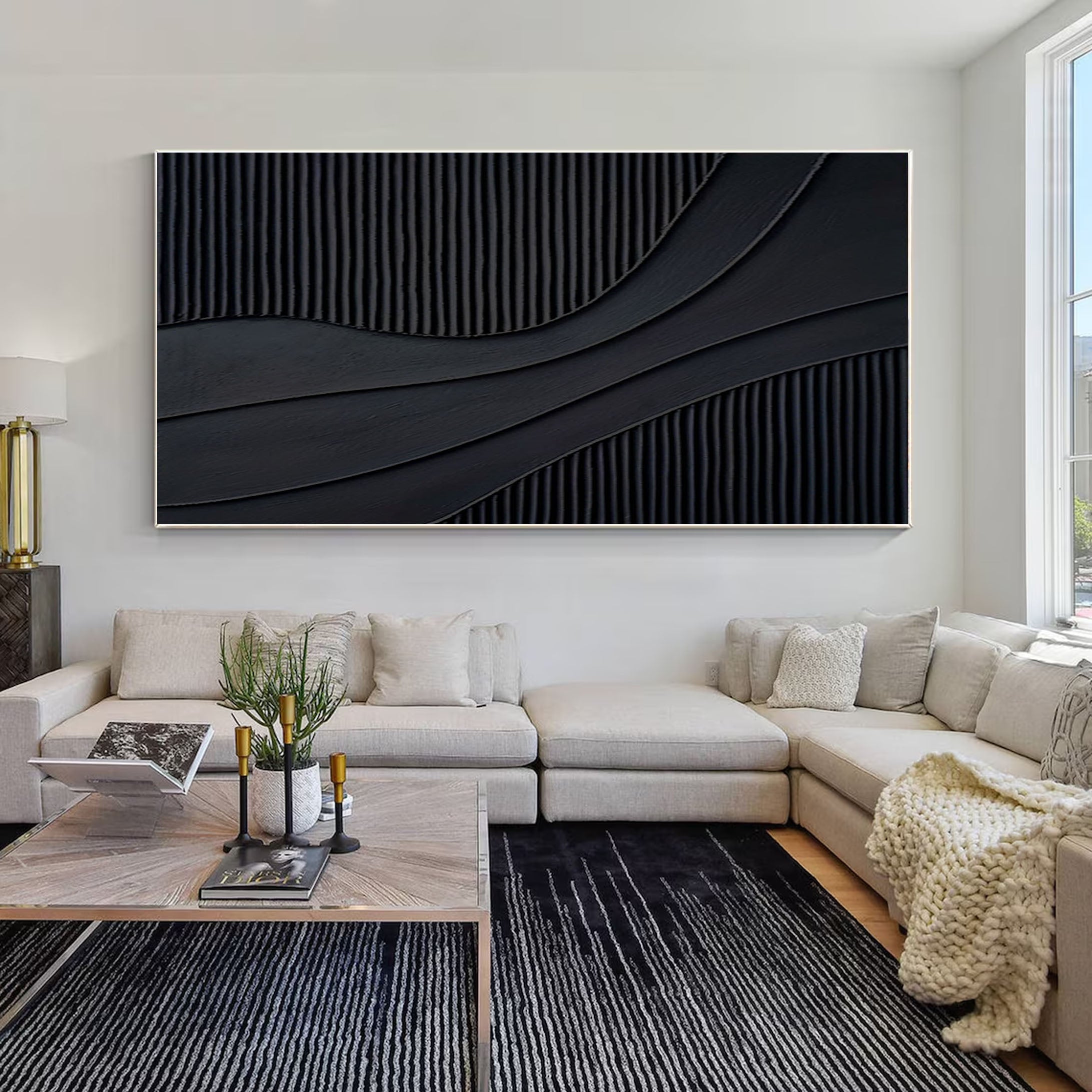 Modern Black Minimalist Art for Your Home Decor #BM 015