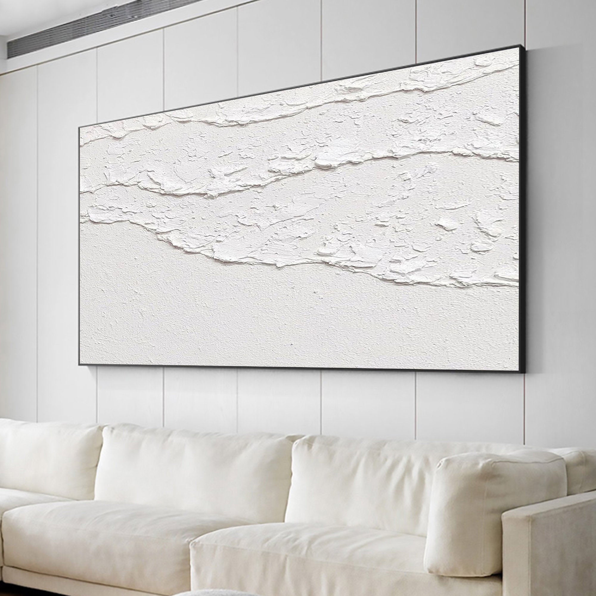 White Abstract Painting #LL 016