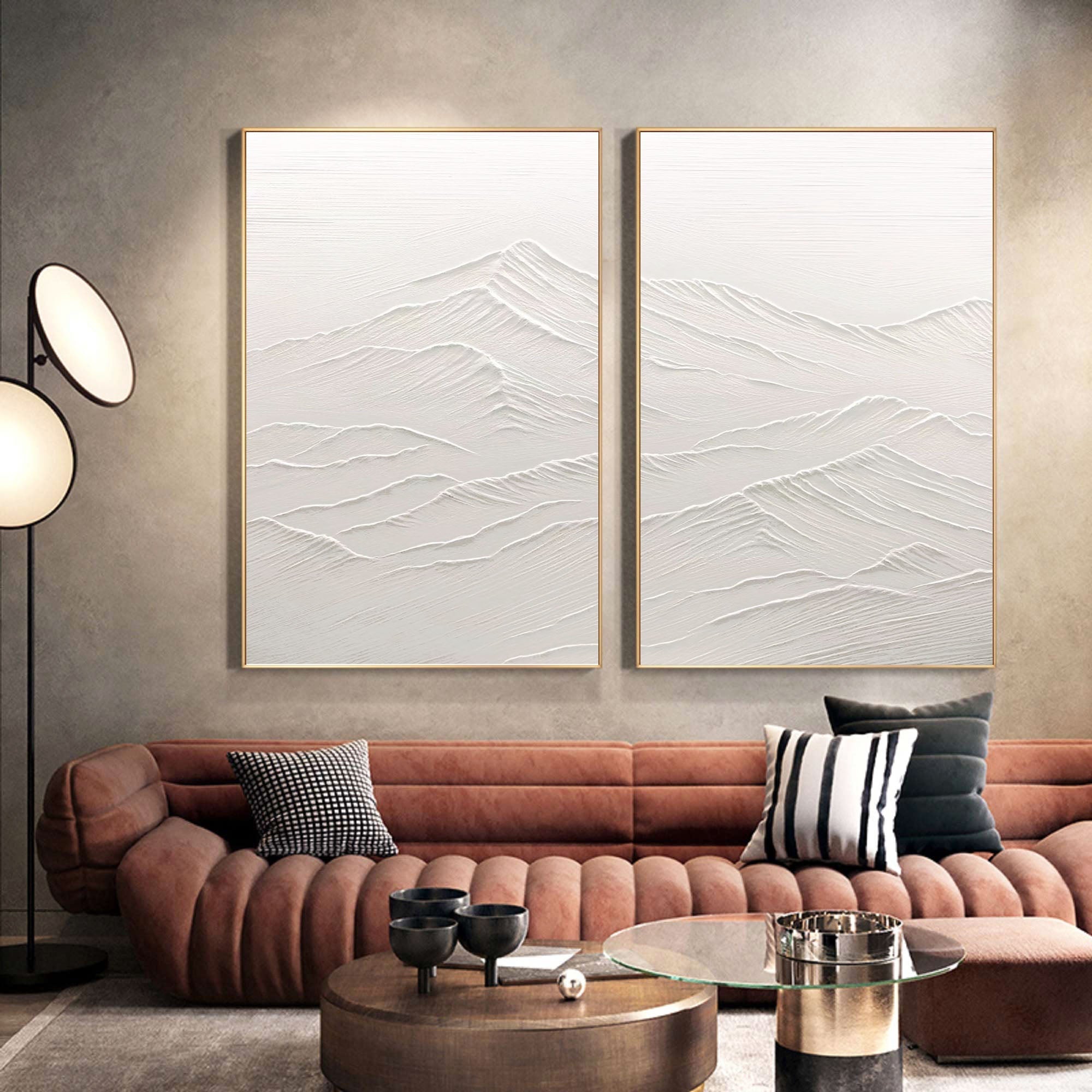 Abstract Tranquility Painting SET OF 2 #CXA 009