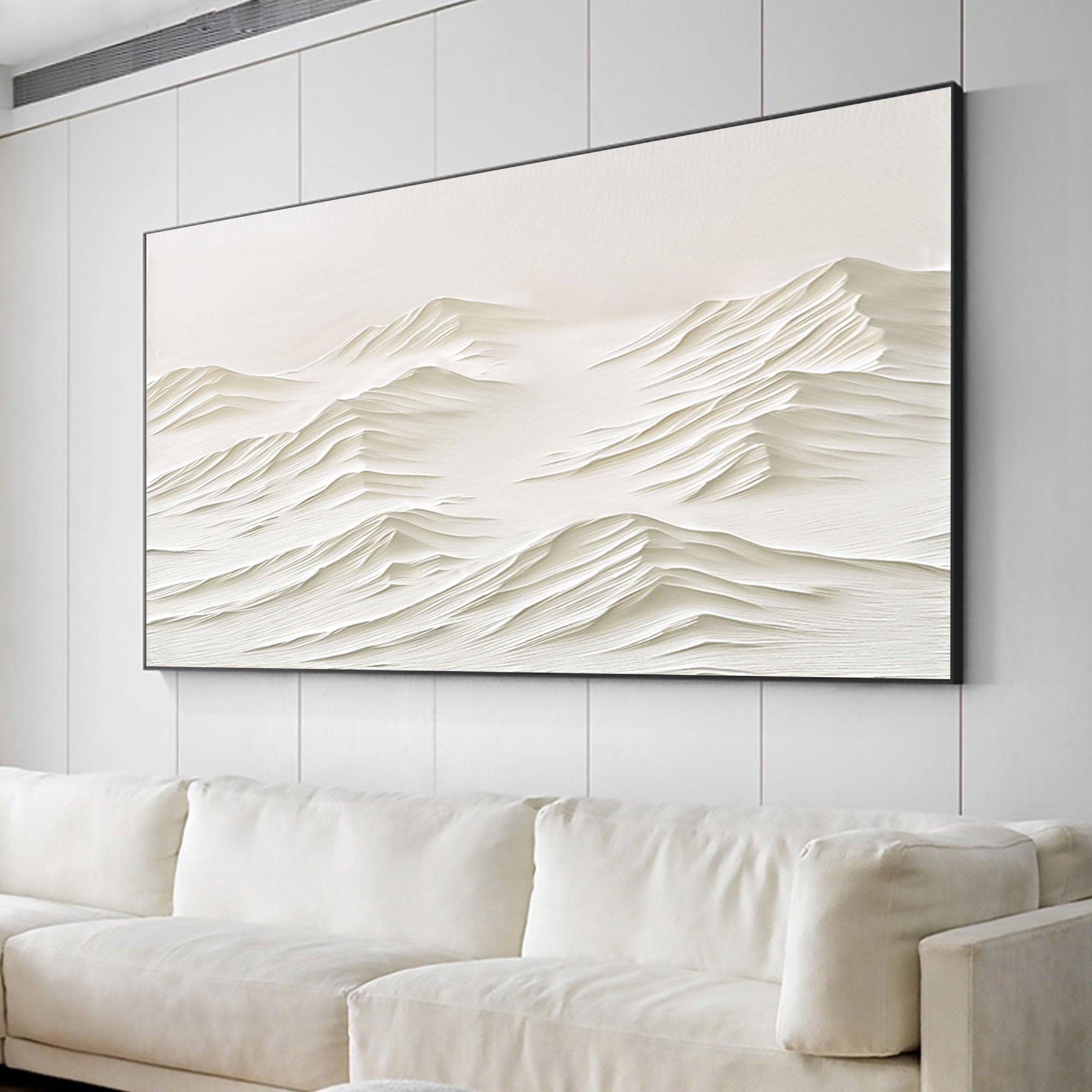 White Minimalist Painting #WM 010