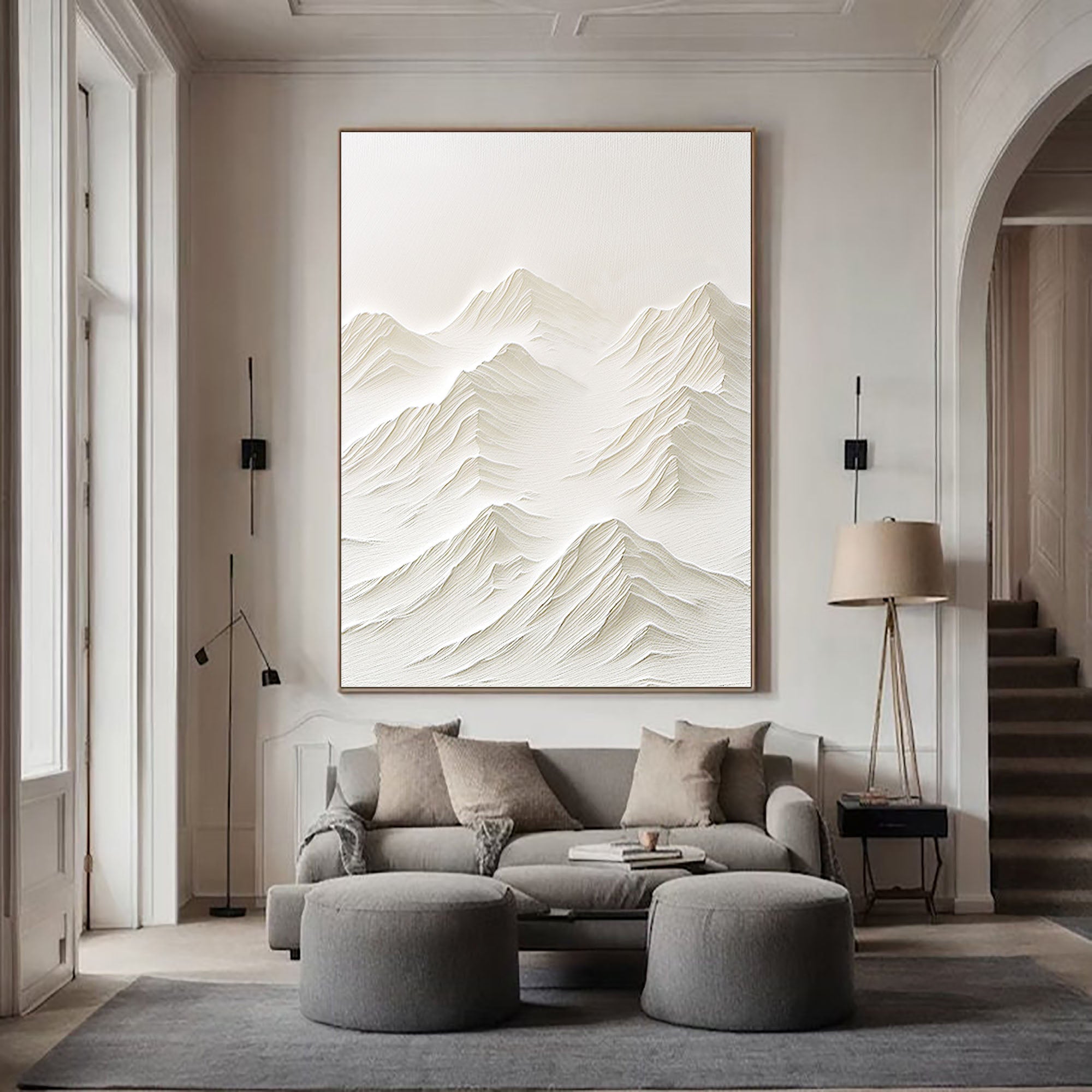 Minimalist Mountain Wall Art For Home Decor #WM 016