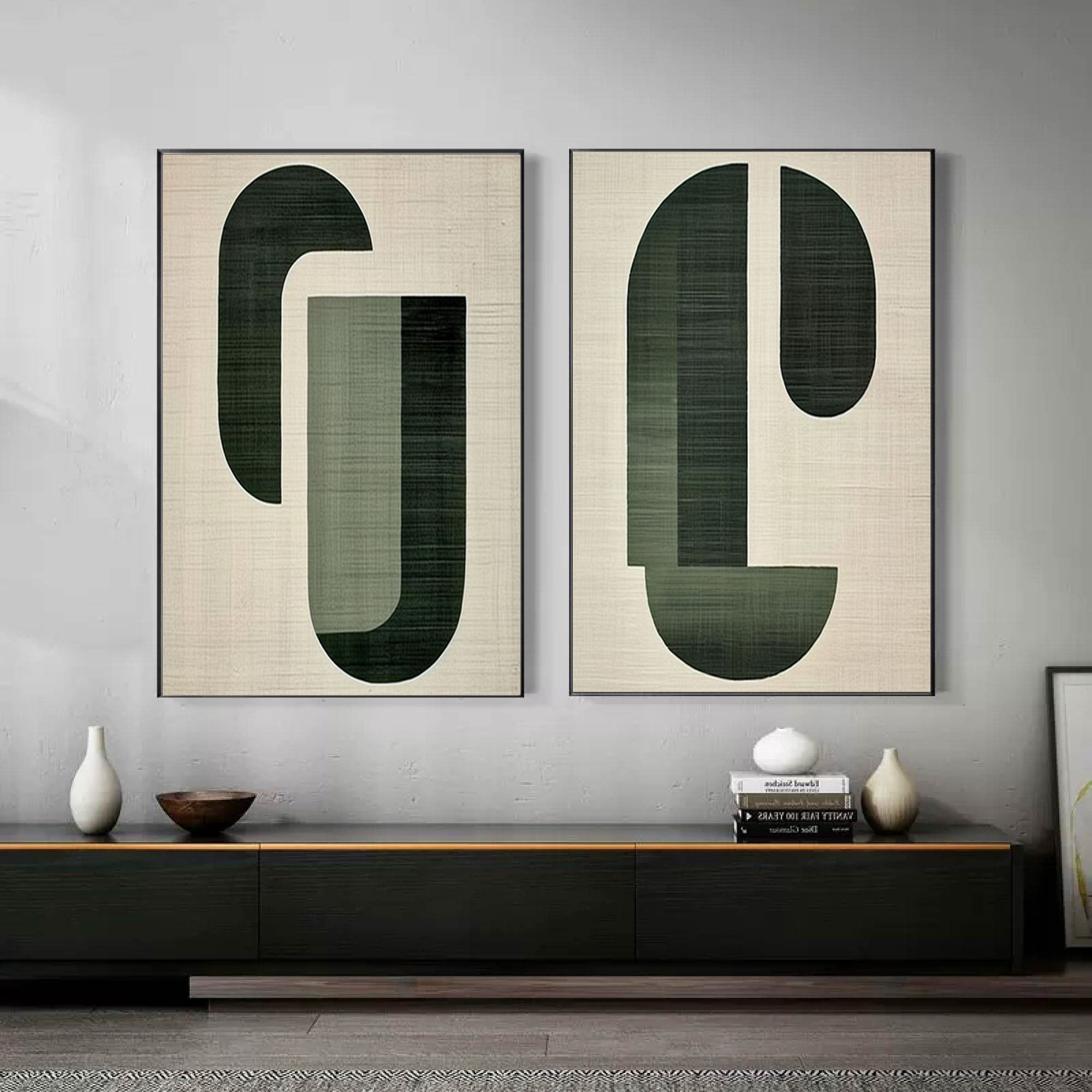 Modern Minimalist Abstract Art Geometric Wall Decor for Sophisticated Interiors #BGS 004