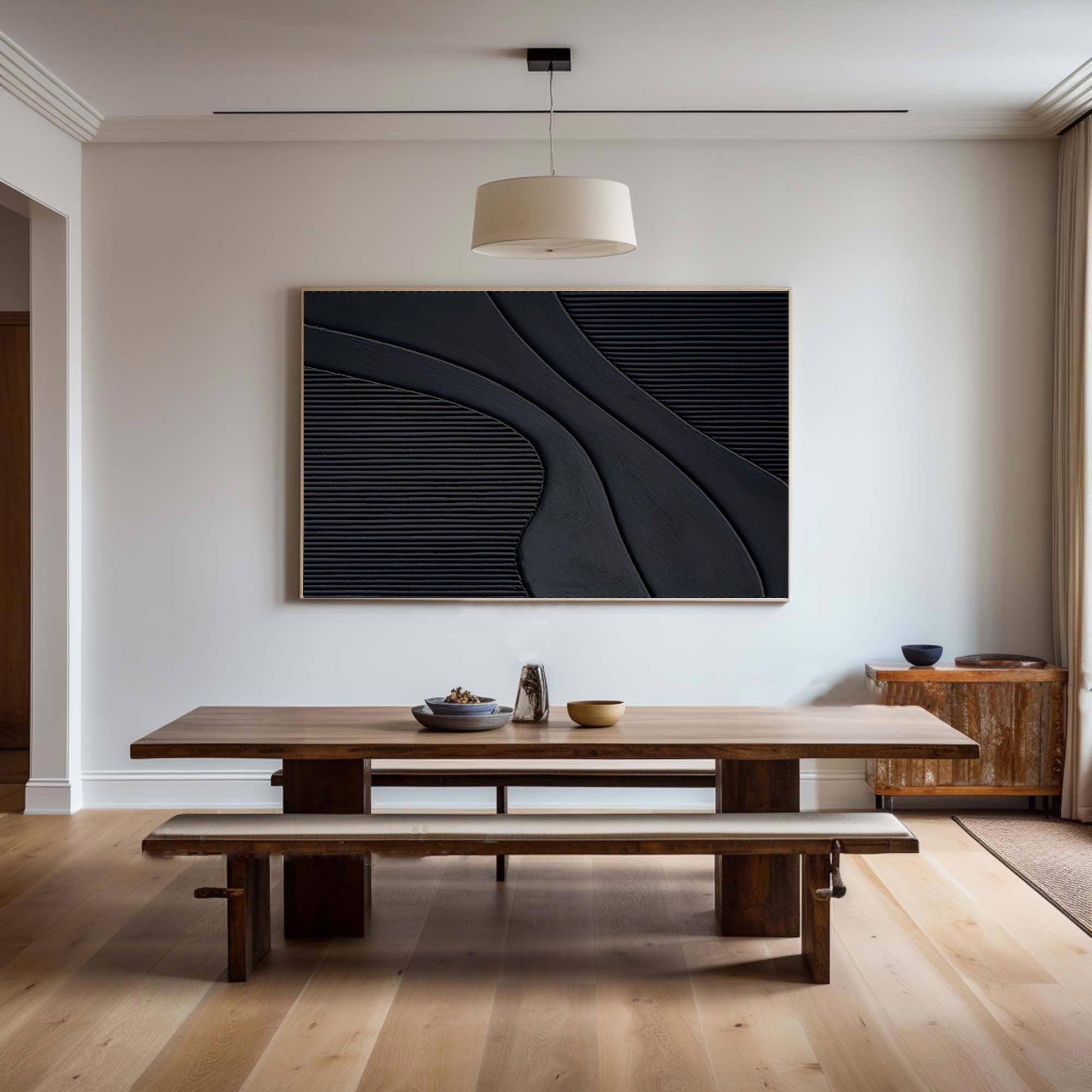 Modern Black Minimalist Art for Your Home Decor #BM 014