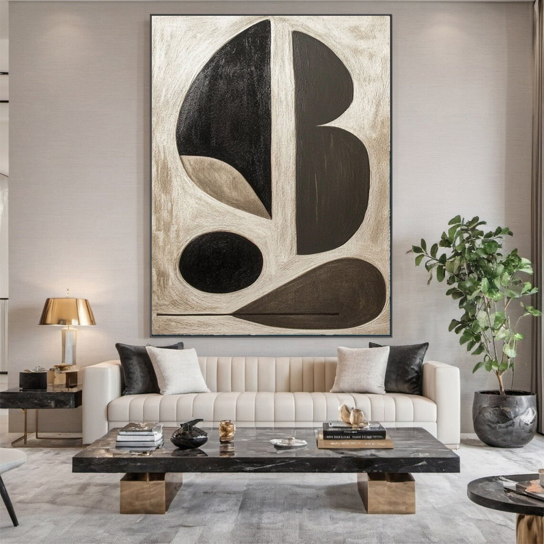 Minimalist Wabi Sabi Art Modern Canvas for Home Decor #BBA 032