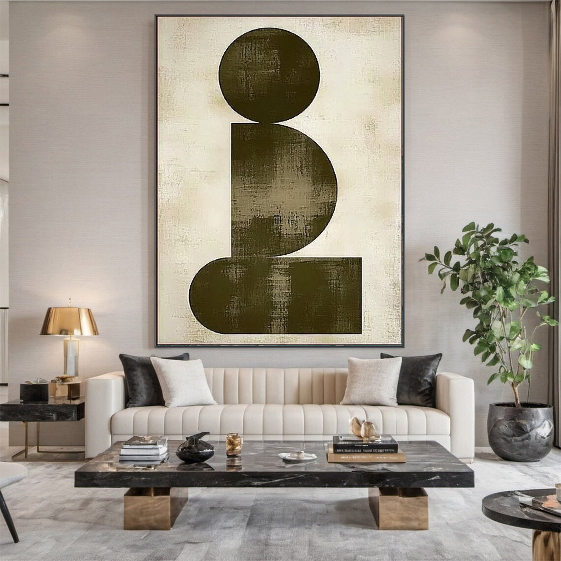 Minimalist Wabi Sabi Art Modern Canvas for Home Decor #BBA 034