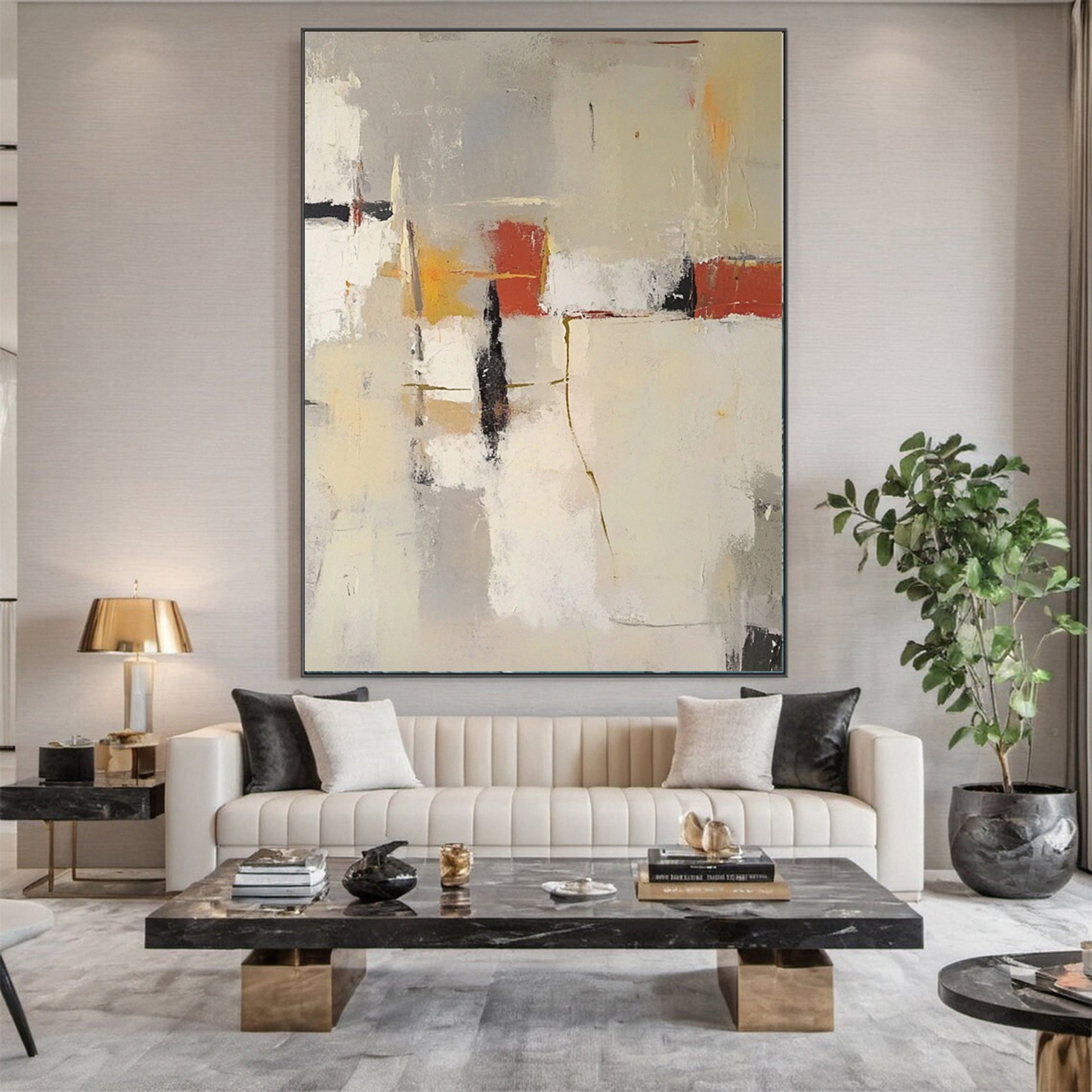 Chic Abstract Modern Artwork for Contemporary Homes #BBA 027