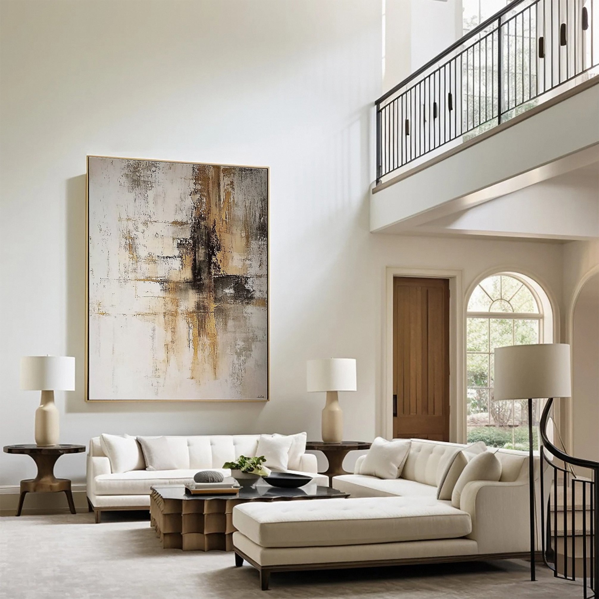 Chic Abstract Modern Artwork for Contemporary Homes #BBA 029