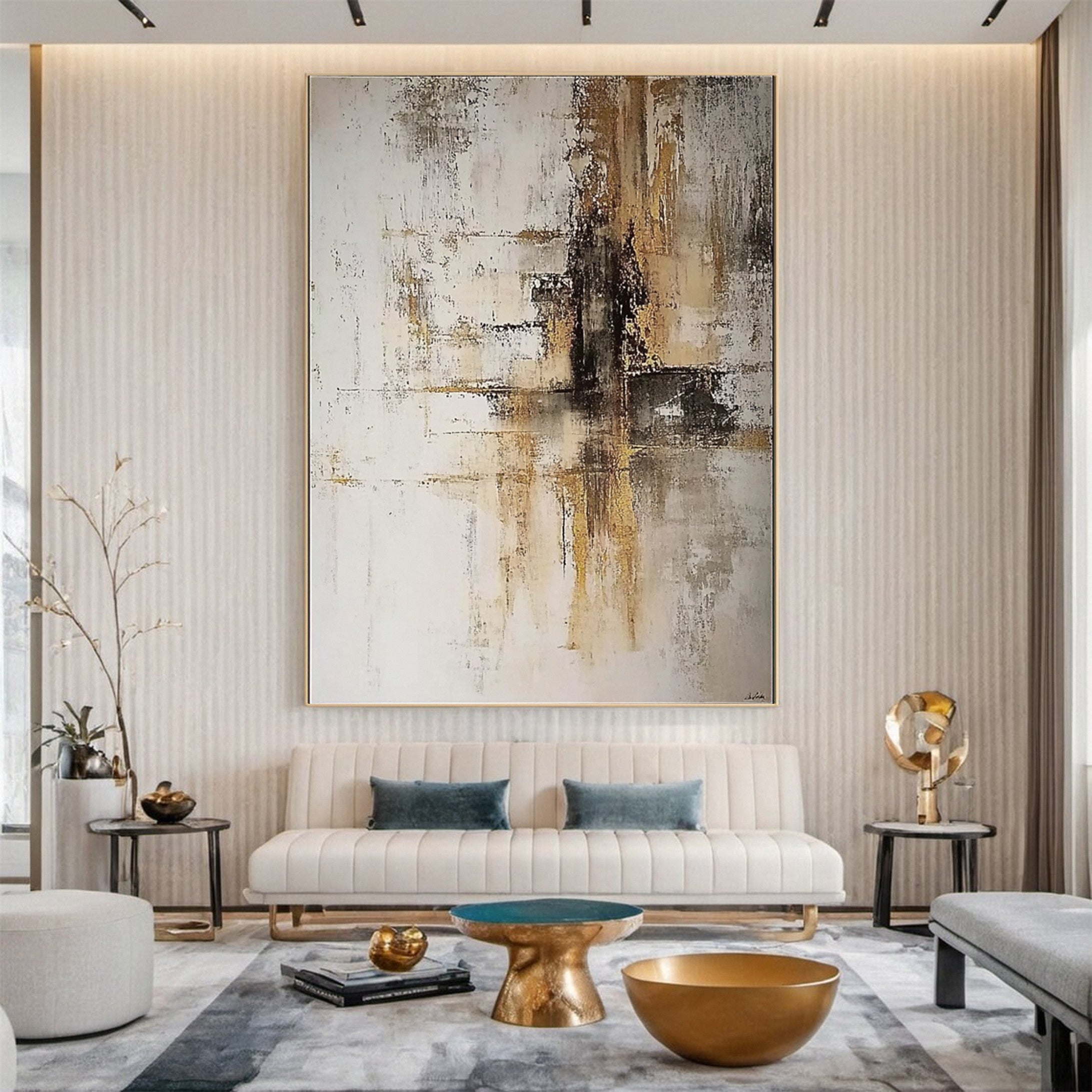 Chic Abstract Modern Artwork for Contemporary Homes #BBA 029