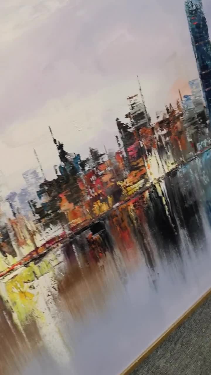 Urban Landscape Abstract Painting #ULA 001