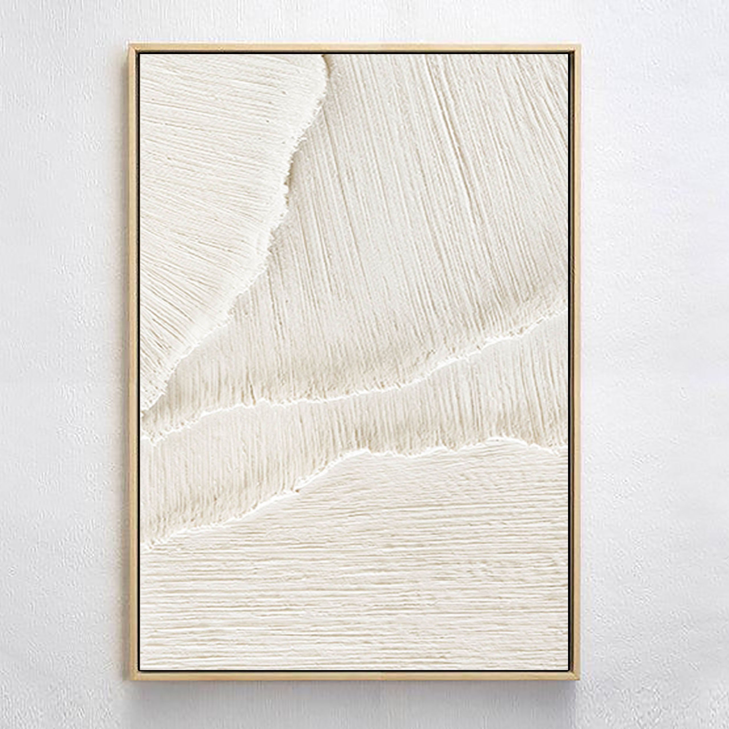 White Minimalist Abstract Painting #CXA 044