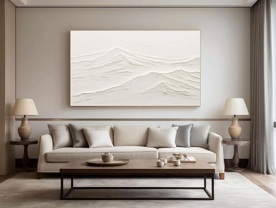 White Minimalist Painting #WM 004