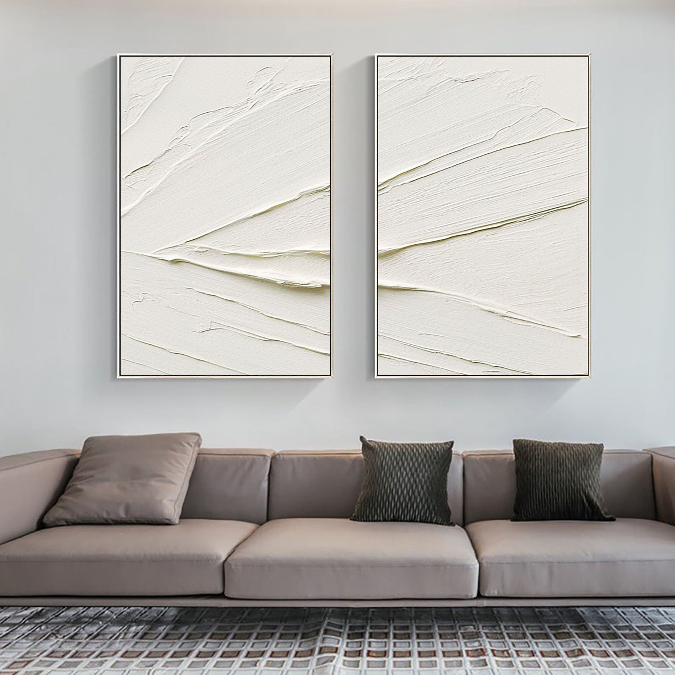 Abstract Tranquility Painting SET OF 2 #CXA 003