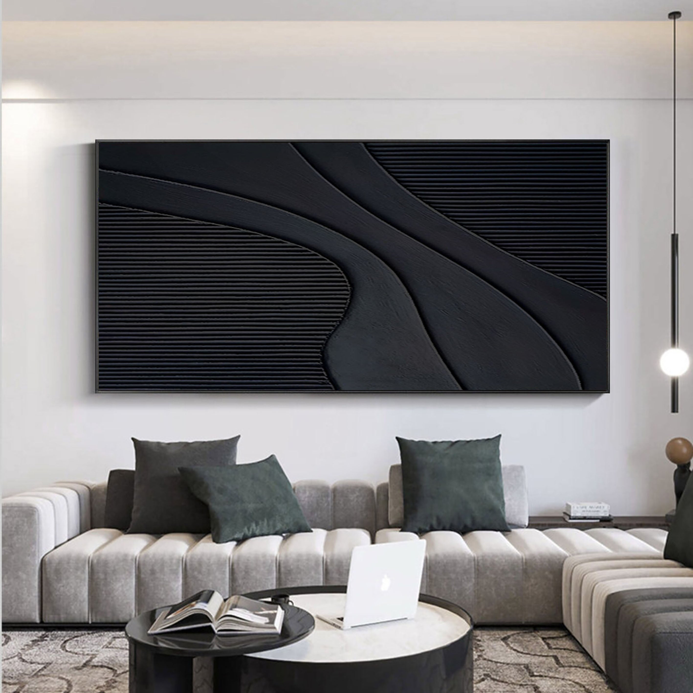 Modern Black Minimalist Art for Your Home Decor #BM 014