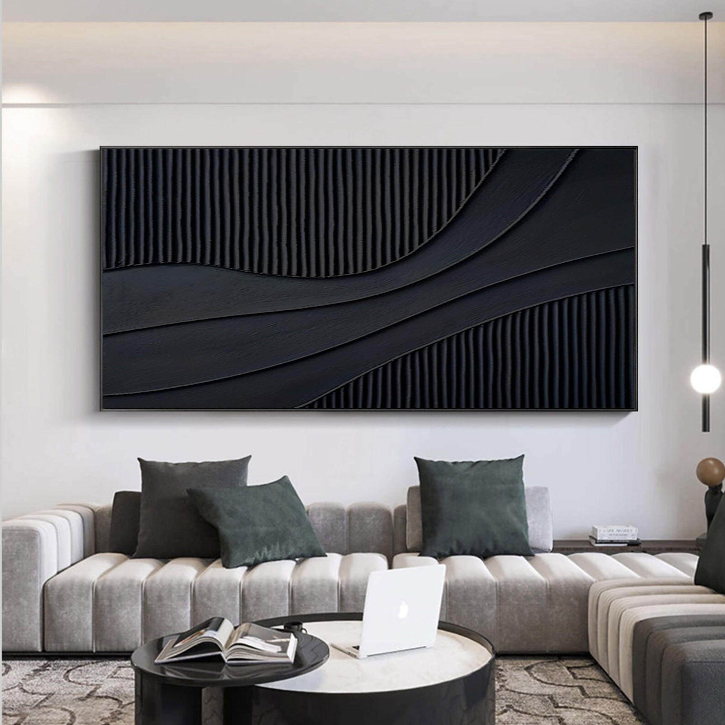 Modern Black Minimalist Art for Your Home Decor #BM 015